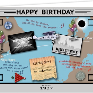 Carte souvenir du 98e anniversaire de 1927 (2025)