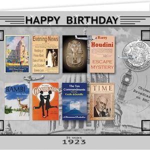 Tarjeta de recuerdo del 102.º cumpleaños de 1923 (2025)