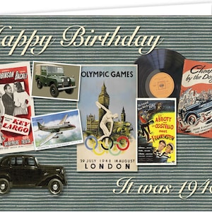 Tarjeta de recuerdo del 77 cumpleaños de 1948 (2025)