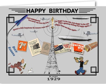 97th birthday card souvenir of 1929 (2026)