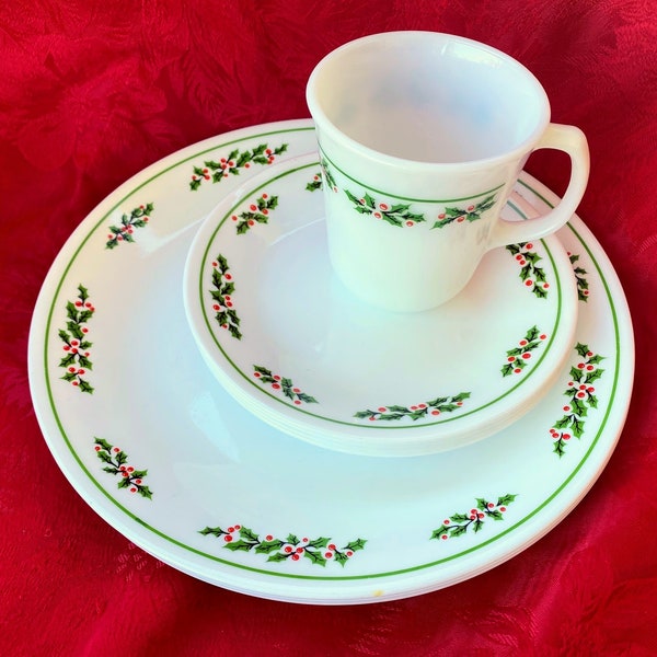 Corelle Christmas Dishes Etsy
