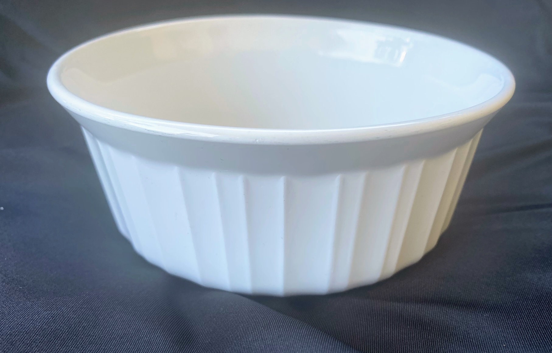 Cocotte individuelle blanche française Corning Ware F-16-B 500 ml, sans couvercle