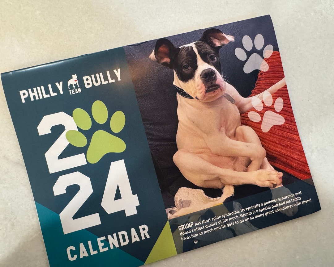 2024 Philly Bully Team Calendar Etsy