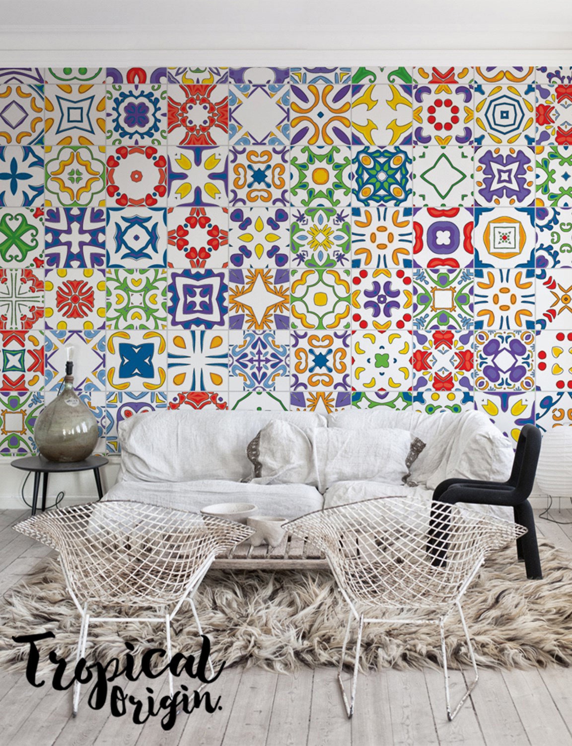 Royal Pattern PVC Floral Decorative Living Room Wallpaper