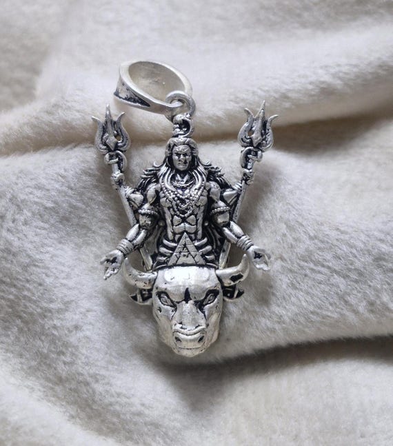 Lord Shiva Pendant in 925 Sterling Silver Hallmark Certified, Religious Gift