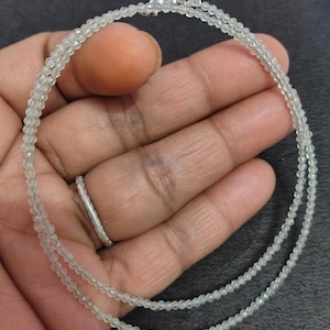 Peridot gemstone round 2mm beads 925 fine silver 10&quot;/30&#39;&#39; strand jewelry necklaces