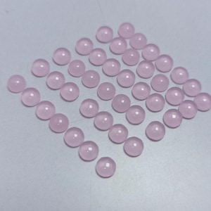Rose Quartz Cabochons: AAA Pink Hydro Gemstones for Jewelry Making