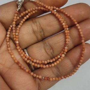 Natural Rhodonite gemstone round 2mm beads 925 fine silver 10&quot;/30&#39;&#39; strand jewelry necklaces