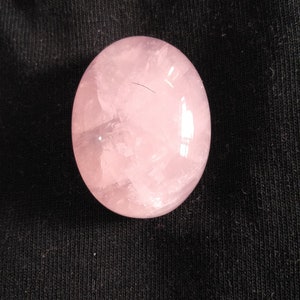 Rose Quartz Cabochon Oval Shape Rose Quartz AAA 120 Carat 34x26 mm cabochon Gemstone