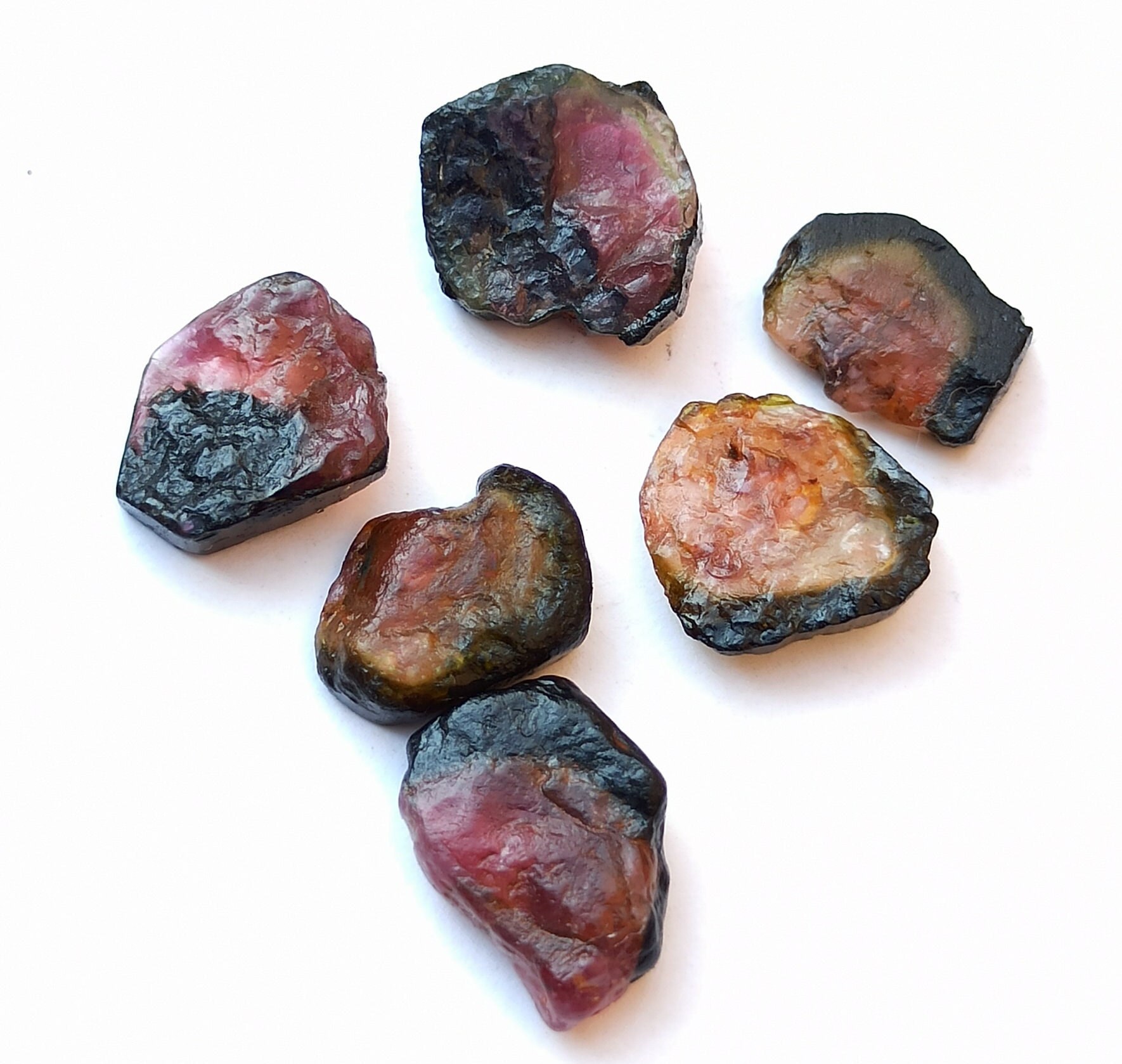 Raw Stone Watermelon Tourmaline Rough Gemstone 6 Carat Natural Tourmaline Raw Heling Raw Stone Watermelon Tourmaline Rough Gemstone 6 Carat Natural Tourmaline Raw Heling