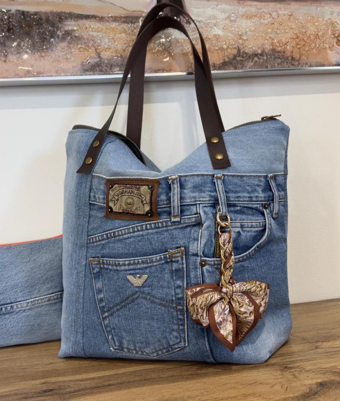 Vintage denim guess bag - Etsy 日本