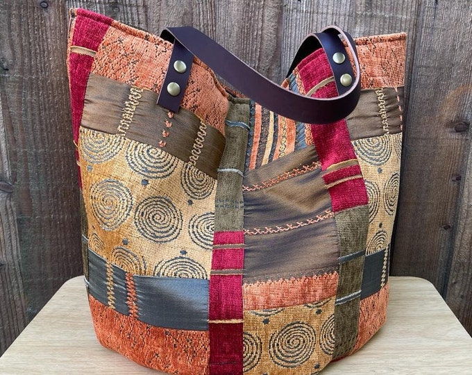 Large Bucket Shoulder Bag//autumn Winter Women's Handbag//unique Gift