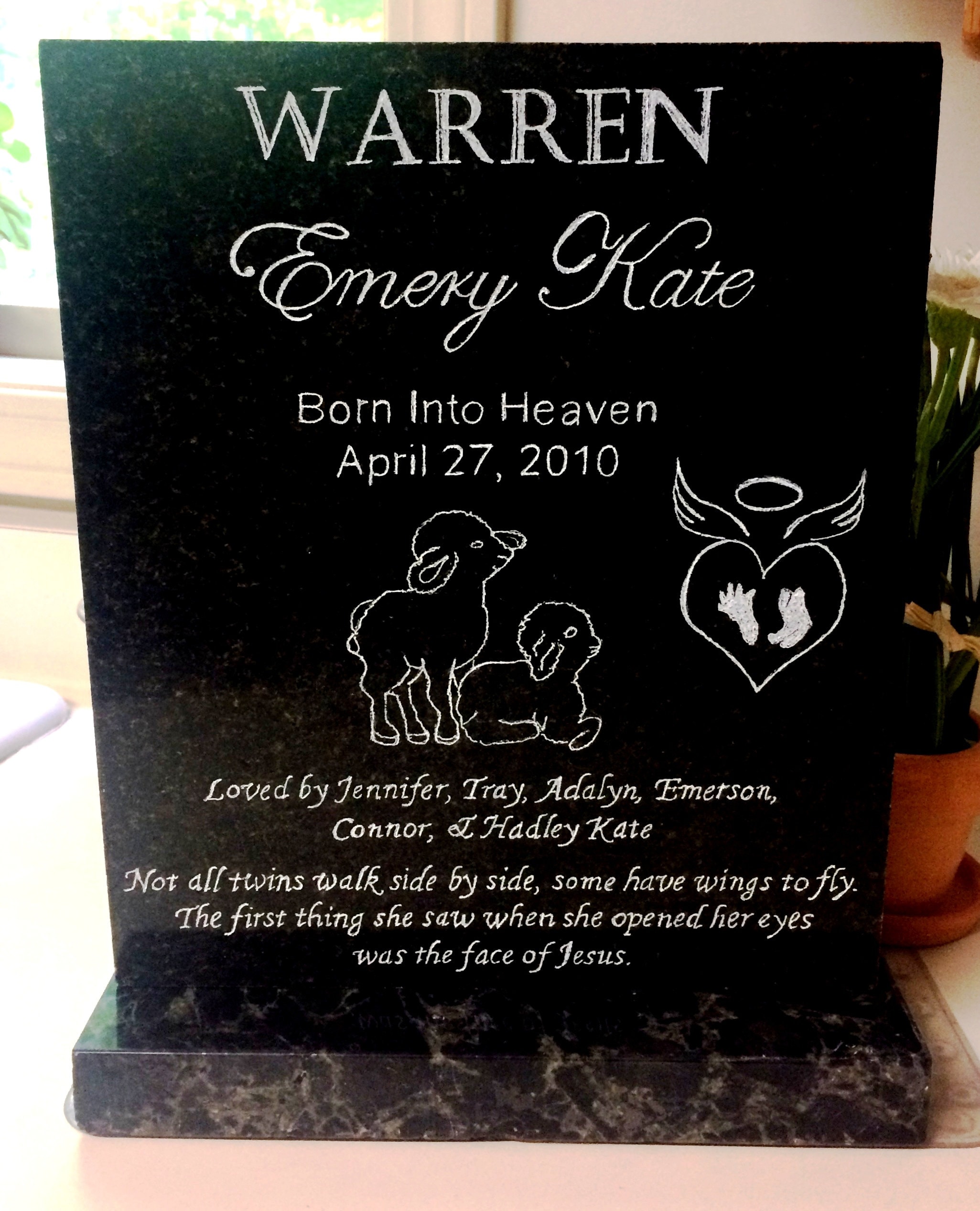 Infant Memorial Stones / Infant Grave Markers / Baby | Etsy