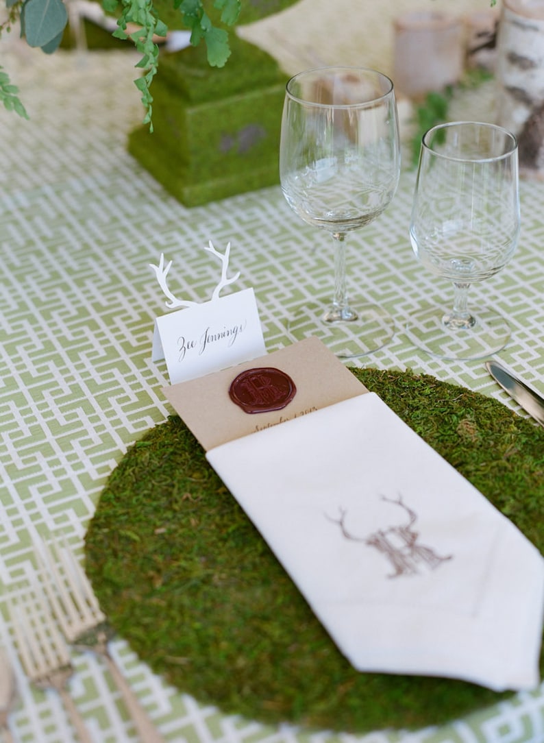 Round Moss Mat centerpiece placemat Preserved moss Real Etsy