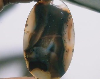 Semi Precious Montana Agate Cabochon Top Quality Agate Loose stone Hand Made Gemstone For jewelry stone 84 Ct{ 54 X 32 } mm # 2842