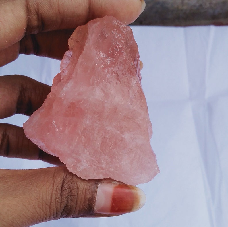 Natural Pink colour Roes quartz Rough Cabochon Loose stone Handmade Stone for Jewelry stone 711 Ct #461