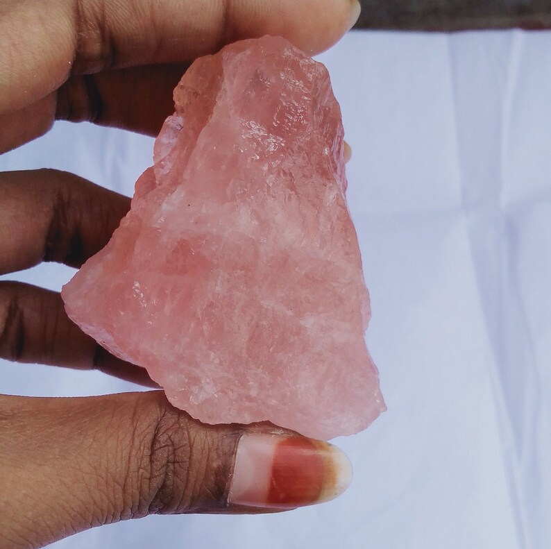 Natural Pink colour Roes quartz Rough Cabochon Loose stone Handmade Stone for Jewelry stone 711 Ct #461