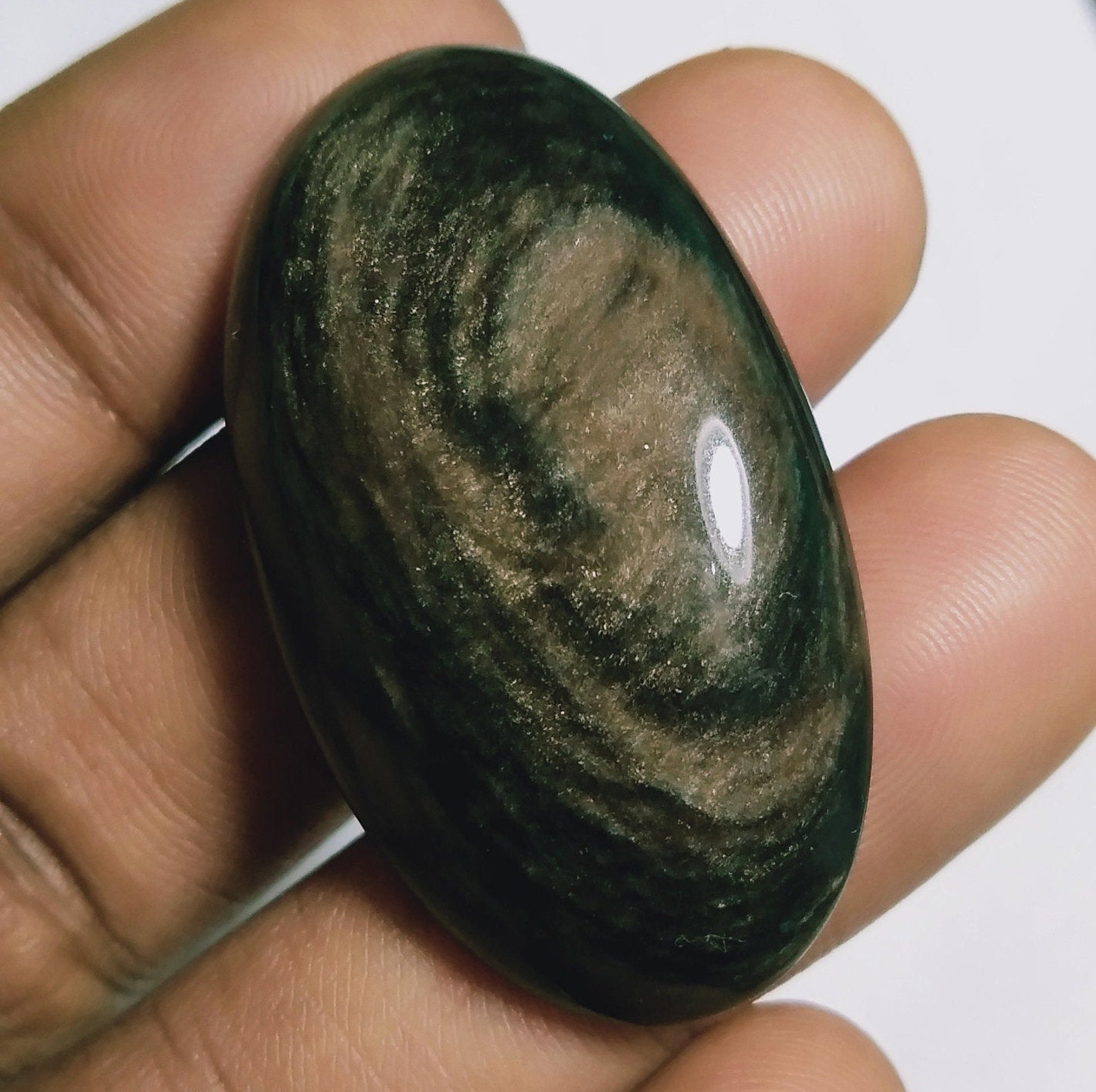 Rainbow Obsidian Beautiful Fire Sheen Obsidian Loose Etsy