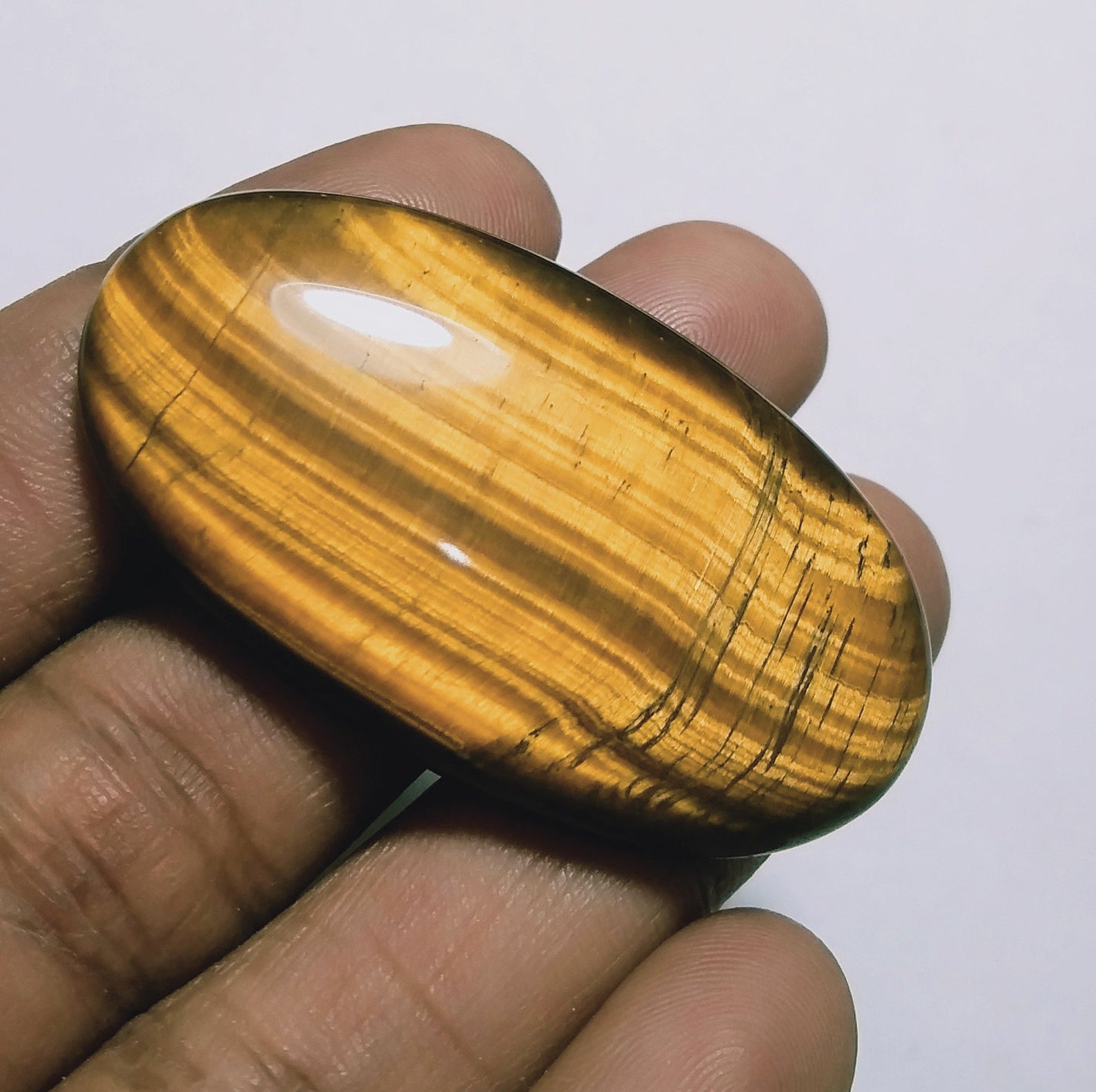 Natural Tiger Eye stone Beautiful Loose stone Gemstone Etsy