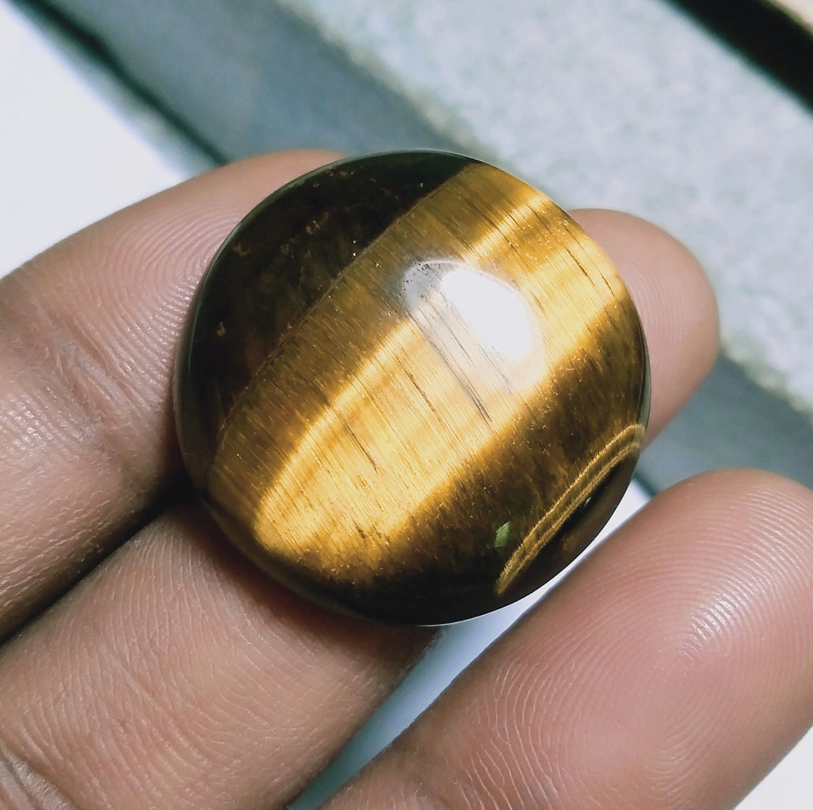 Natural Tiger Eye stone Beautiful Loose stone Gemstone Etsy