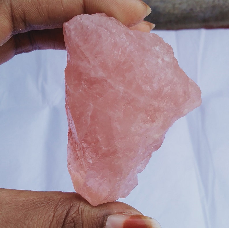 Natural Pink colour Roes quartz Rough Cabochon Loose stone Handmade Stone for Jewelry stone 711 Ct #461