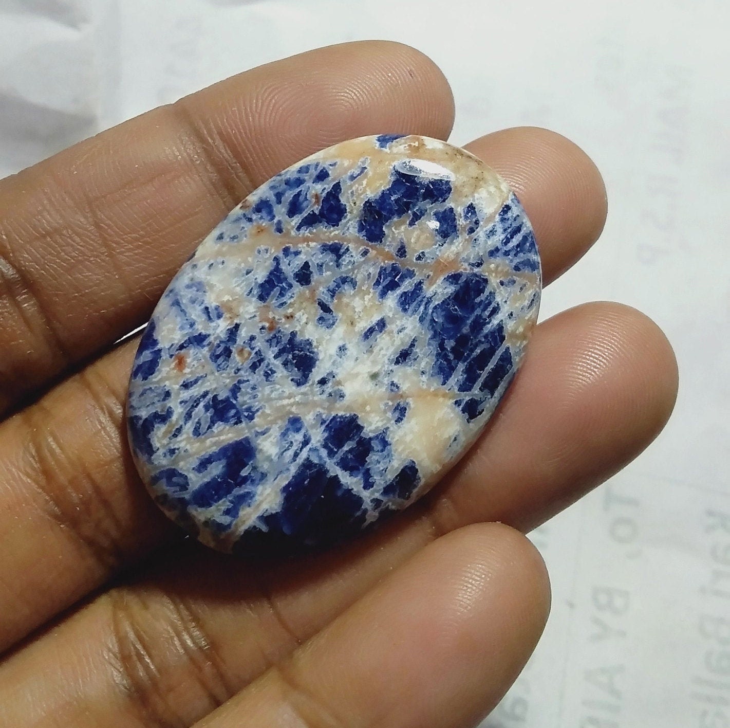 Awesome  Sodalite  stone gemstone cobochon loose stone jewelery beauty making Semi Precious 43# 1227