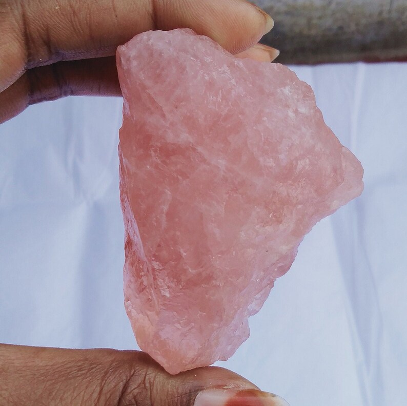Natural Pink colour Roes quartz Rough Cabochon Loose stone Handmade Stone for Jewelry stone 711 Ct #461