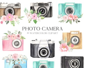 Download Camera Watercolor Etsy