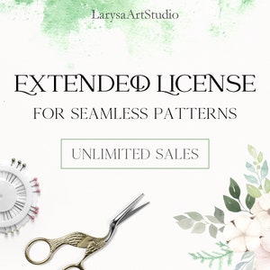 NO Credit required 5 products The Commercial License for small business Digital Download Printable Watercolor Clipart