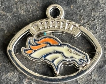 Denver Broncos Sterling Silver Charm Pendant