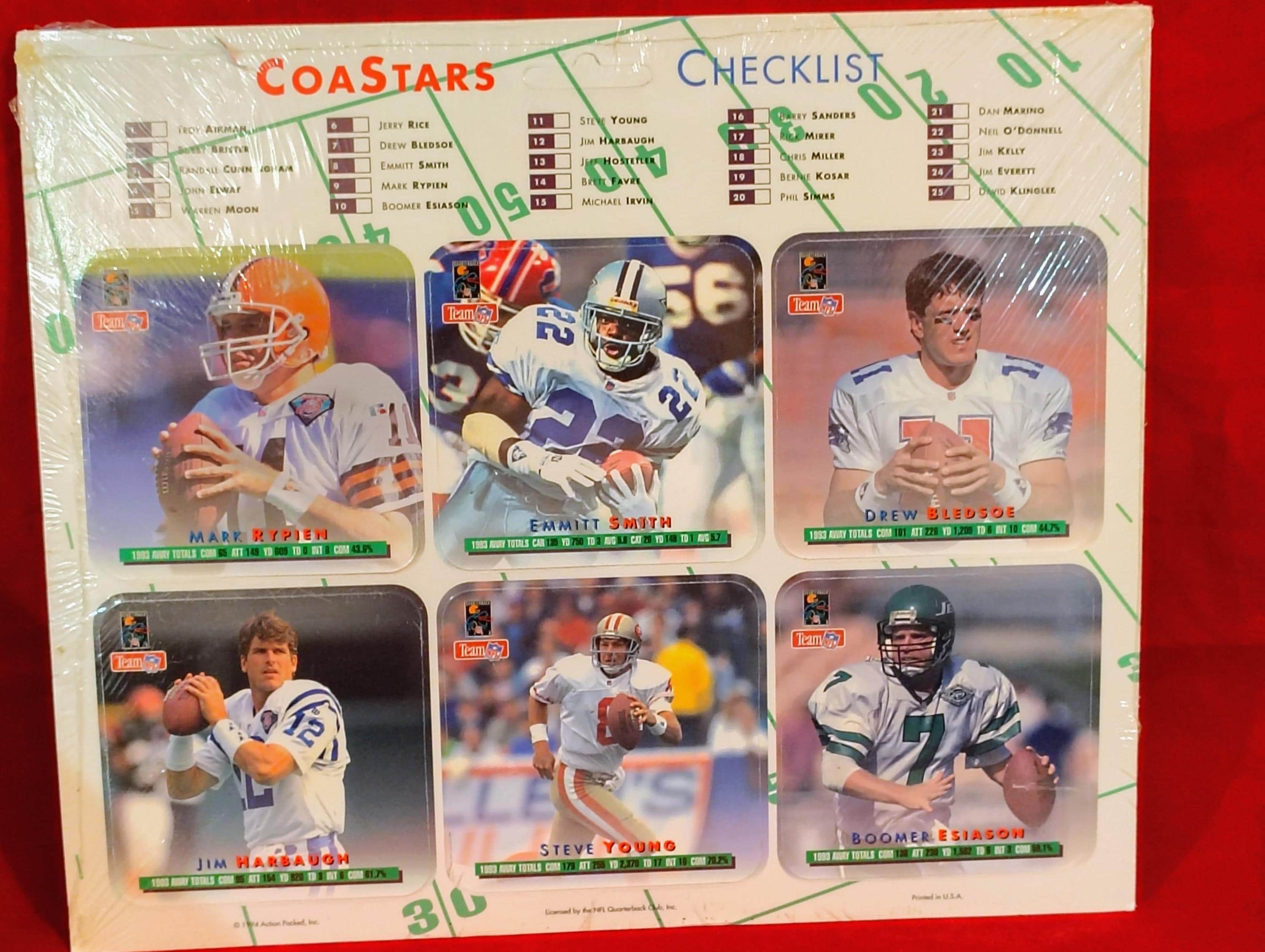 1994 Action Packed NFL Coasters: Cowboys Vs 49ers - Sealed - Etsy
