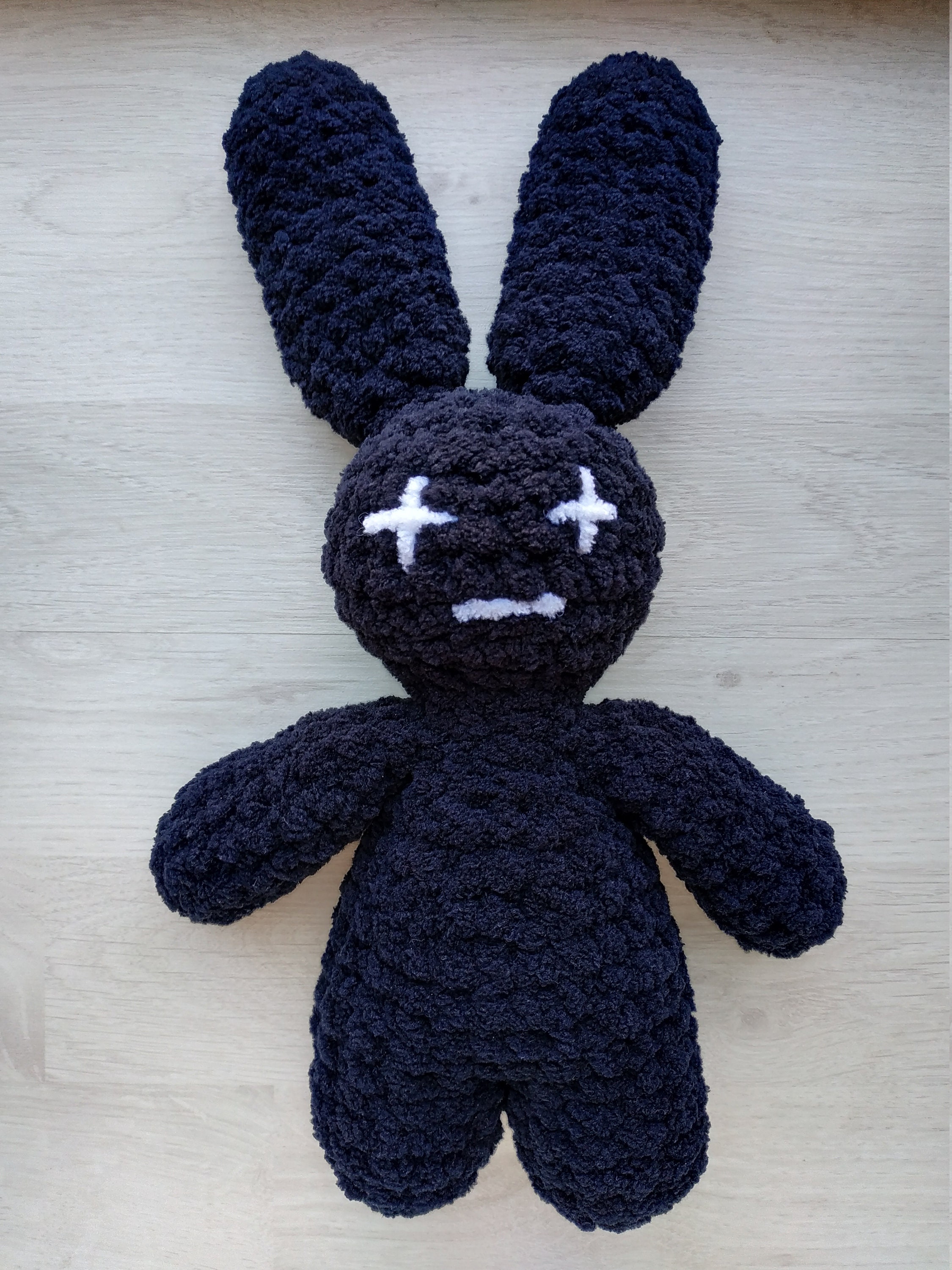Bad bunny crochet pattern rabbit stuffed animal bunny or Etsy
