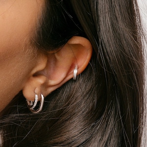 Sterling Silver Ear Cuff, Non Pierced Ear Cuff, Everyday Earrings, Fake Piercing, Helix Piercing