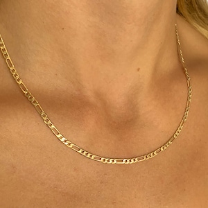 Figaro Chain, Gold Filled Necklace, Layering Necklace, Delicate Necklace, Minimalist Necklace, Chain Necklace