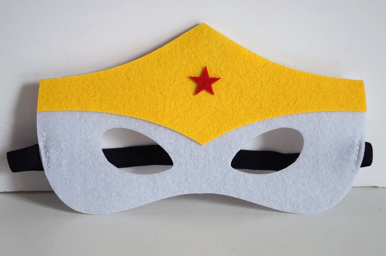 Wonder woman Great for dressing up Felt masks birthdays parties everyday outfit.