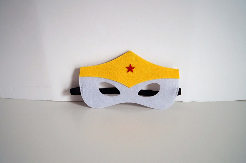 Wonder woman Great for dressing up Felt masks birthdays parties everyday outfit.