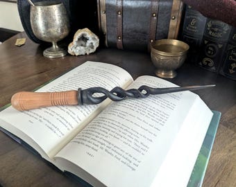 Rough Hewn Spiral Ancient Magic Wand