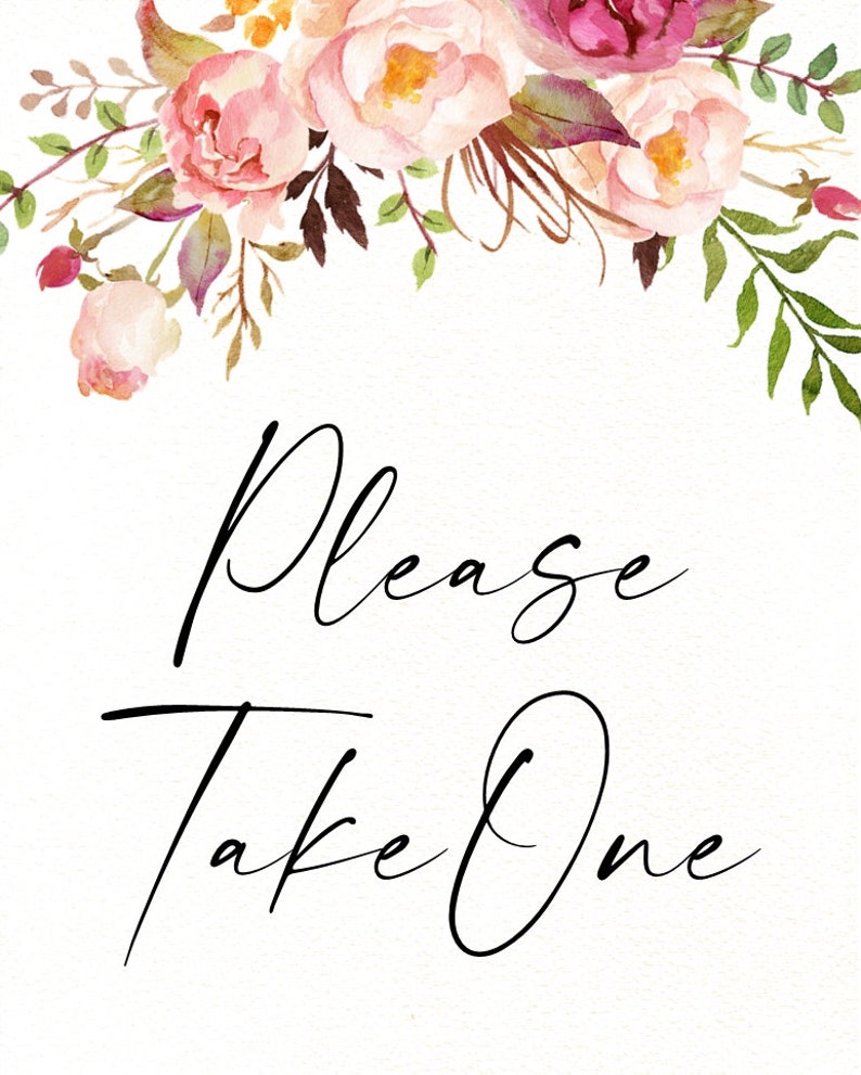 DIGITAL DOWNLOAD Wedding Favor Sign Wedding Sign Template Etsy