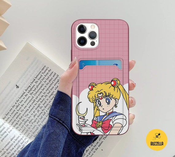 Japanese Anime Card Pocket Case For Iphone 13 Mini Iphone 12 Etsy Uk