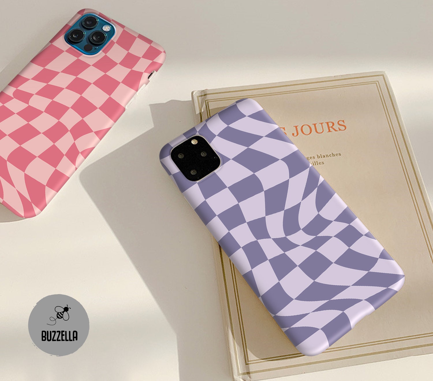 Wavy Checkered Case for Moto G Power 2022 Moto One 5g Ace Uw 