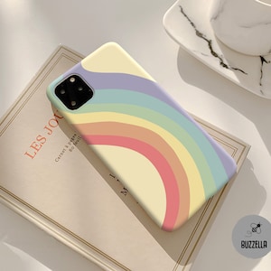 Pastel rainbow case for Samsung S23 S22 S21 Plus FE Galaxy S20 Ultra Samsung S20 FE 5g S10 S9 S8 S7 Galaxy a71 A32 A52 5G A90 Note 20 bz28