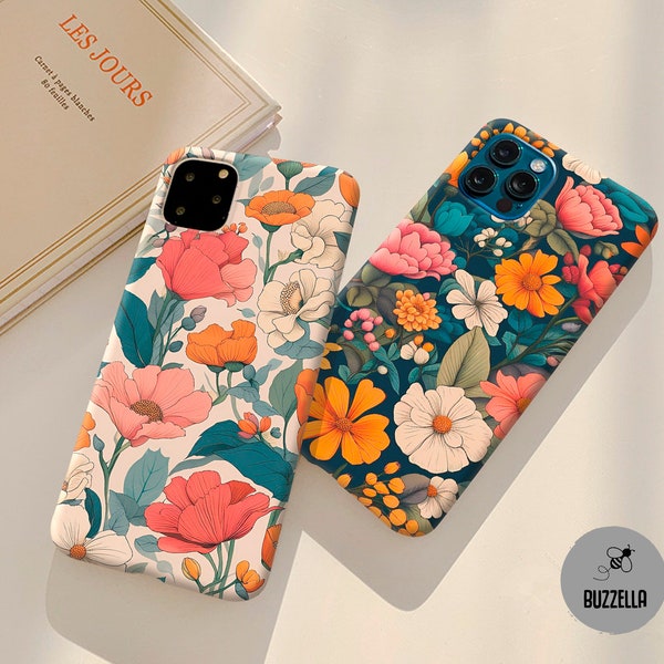 Pastel floral case Sony Xperia 5 V II  Xperia 1 iii X Pro-i 10 V iv Lite 10 plus cover Xperia xr XZ 3 xa2 ultra custom gift bz460