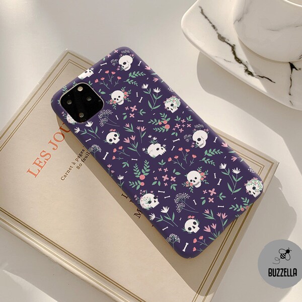 Purple skull case for Google Pixel 7a 7 6 8 pro  Pixel 6a Pixel 5a 5g 5 4A 4 xl 3a Nord 3 2 CE N30 N200 N100 N300 OnePlus 8t 11 Pro bz377