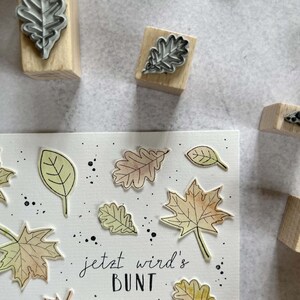 Stempel Eichenblatt M