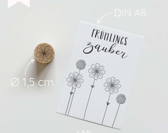 Stamp blossom | Stamp flower | several variations - perfect for DIY cards for many occasions