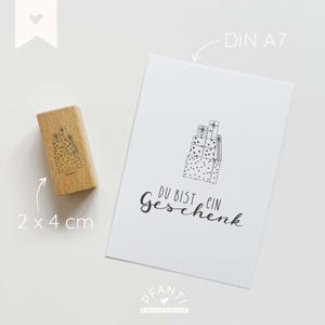 Stempel Geschenkstapel | Geschenk | Geschenk zum Geburtstag | mehrere Varianten