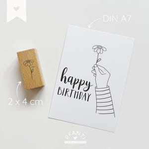 Stempel Blume | mehrere Varianten