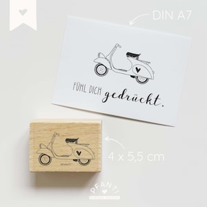 Stempel Roller | Stempel Moped | Fahrzeug | mehrere Varianten