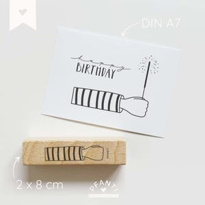 Stempel Arm 1 | Stempel Hand | Armstempel - perfekt für Karten und Geschenkanhänger zu allen Anläsen