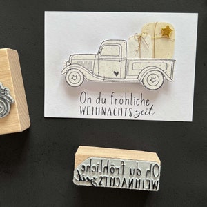 Stempel Oh du fröhliche Weihnachtszeit